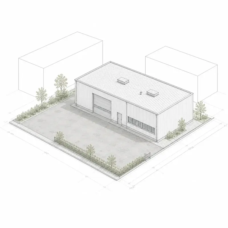 Illustration Verbrauchsausweis Nichtwohngebäude
